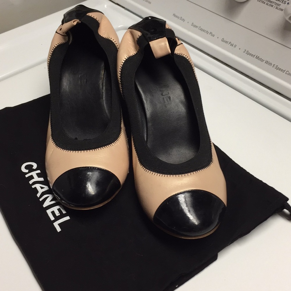 Chanel leather heels Final Sale